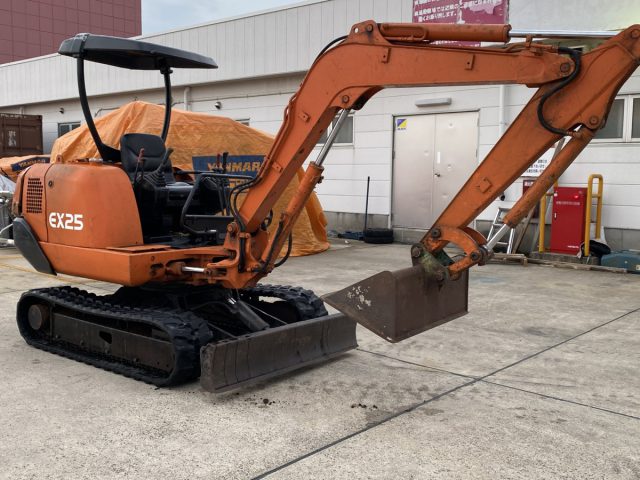 日立 EX25 ユンボ 油圧ショベル 2030時間 HITACHIを買取りました!