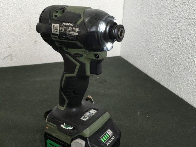 ハイコーキ HiKOKI コードレス インパクトドライバ WH36DC 36V バッテリーは1個を買取りました!