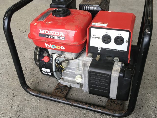 ホンダ HONDA ガソリン 発電機 EZ2300 hippo 2.3kVAを買取りました!